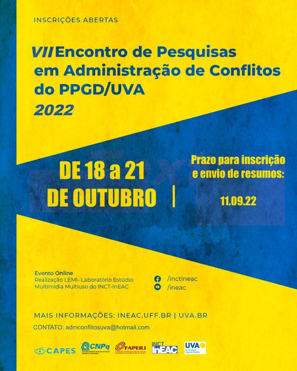 VII Encontro de Pesquisas em Administração de Conflitos do PPGD/UVA