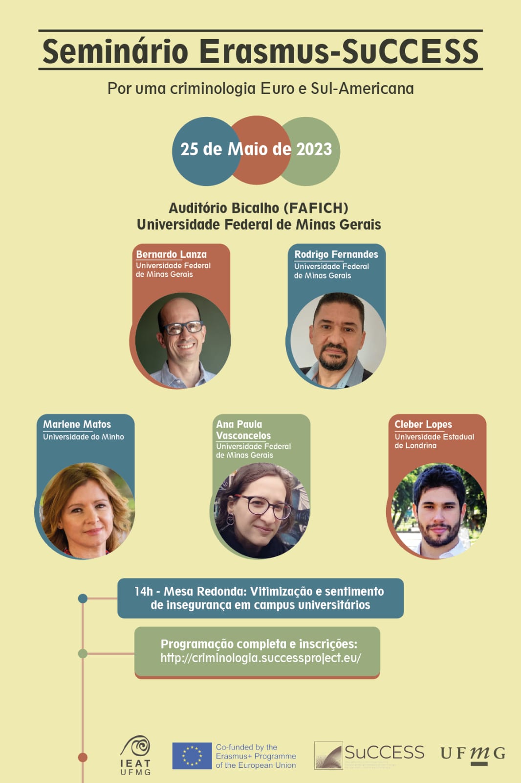 Seminário Erasmus-Success:  Por uma criminologia Euro e Sul Americana